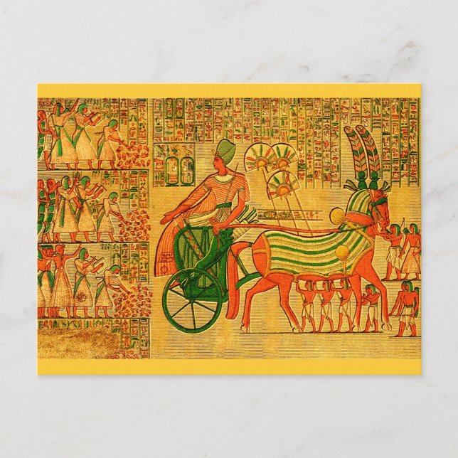 Egyptian Wall Art Postcard (Front)