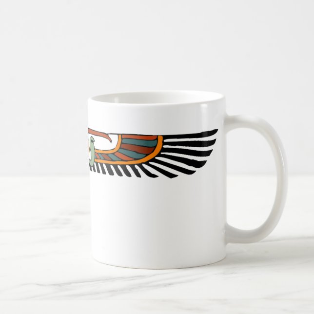 Egyptian Winged Disc Coffee Mug (Right)