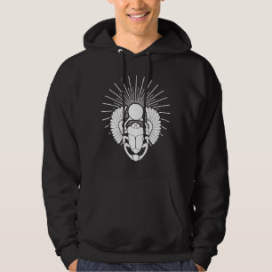 Egyptian Winged Scarab God Symbol Hoodie