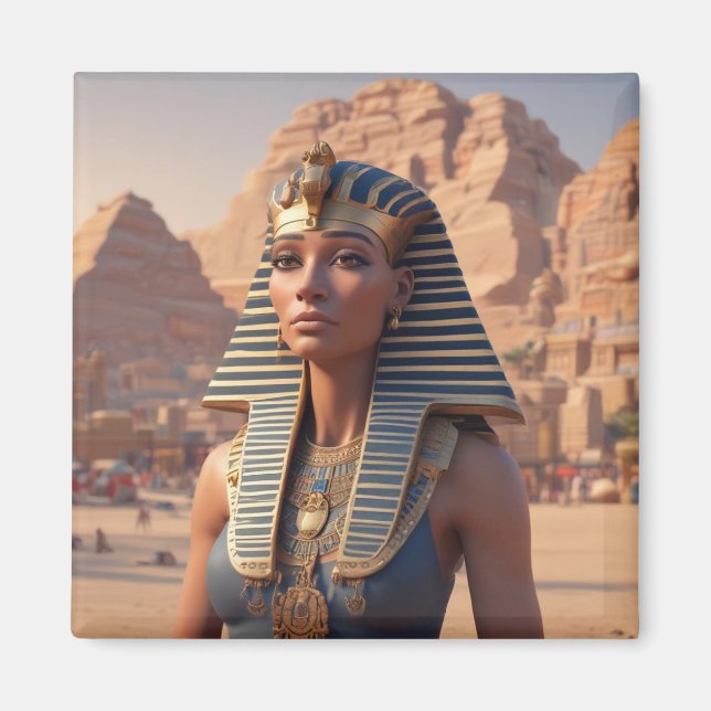 Egyptian Woman Magnet. Queen of Egypt.  Magnet (Front)