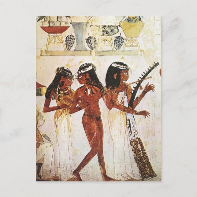 Egyptian Women Musicians Postcard (Front)