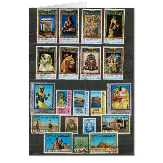 Egyptologie sur timbres