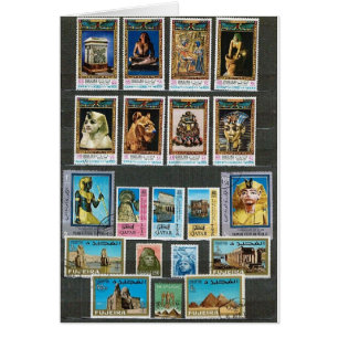 Egyptology on stamps