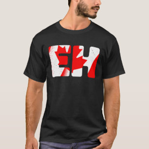 Eh Cool Canadian Slang Expression Canada Maple Lea T-Shirt