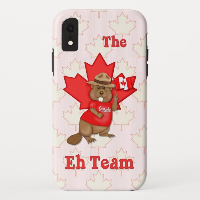 Eh Team Beaver Case-Mate iPhone Case (Back)
