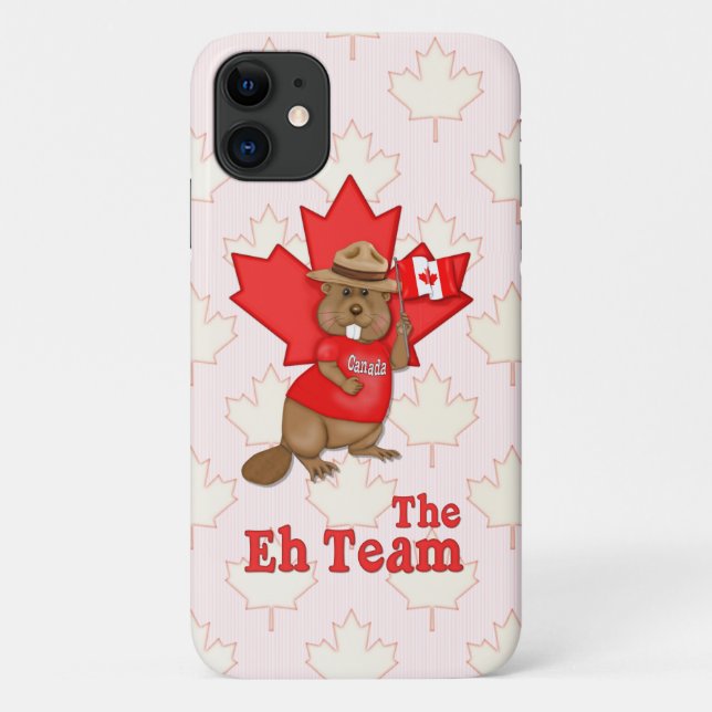 Eh Team Beaver Case-Mate iPhone Case (Back)