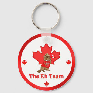 Eh Team Beaver Keychain