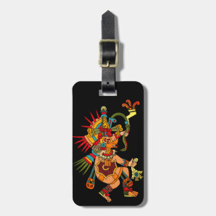 Ehecatl Aztec Art Luggage Tag