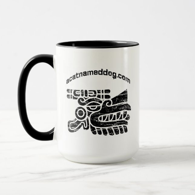 Ehecatl Aztec Wind God Catamaran Boat Mug (Left)