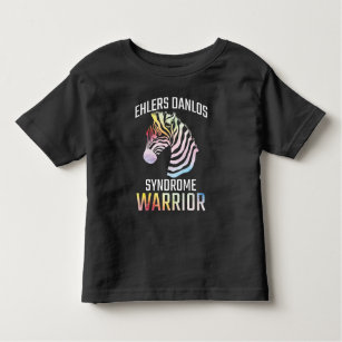 Ehlers Danlos Awareness Gift EDS Warrior Zebra Toddler T-shirt