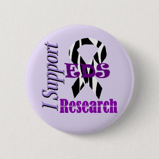 Ehlers Danlos EDS Research Supporter 2 Inch Round Button