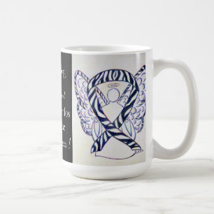Ehlers-Danlos Syndrome Awareness Ribbon Angel Mug