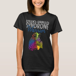 Ehlers Danlos Syndrome Warrior  Eds Awareness Zebr T-Shirt