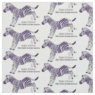 Ehlers-Danlos Syndrome Zebra Strong Fabric