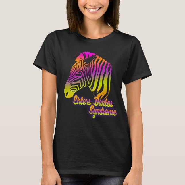 Ehlers Danlos Zebra T-Shirt (Front)