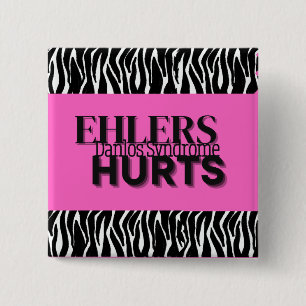 Ehlers Hurts  2 Inch Square Button