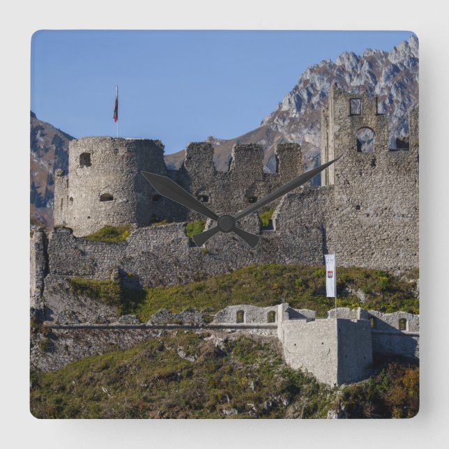 Ehrenberg Castle Square Wall Clock (Front)
