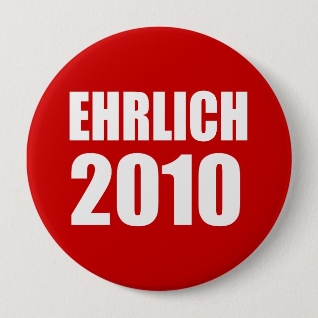 EHRLICH 2010 4 INCH ROUND BUTTON (Front)