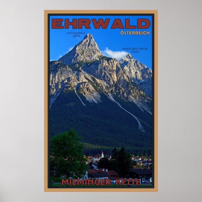 Ehrwald, Austria Poster (Front)