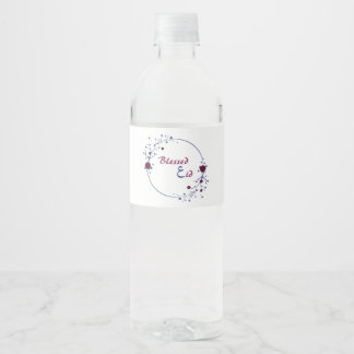 Eid 2021 water bottle label