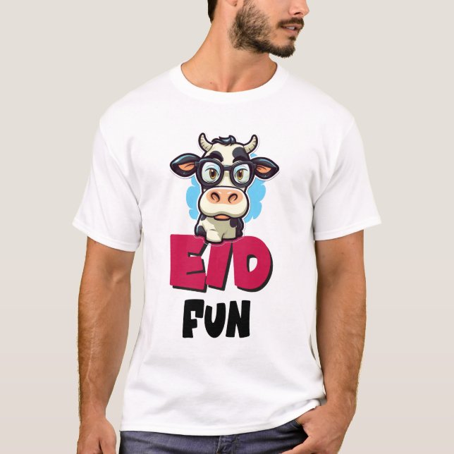 Eid Adha funny meme with a hint of goatiness! T-Shirt (Front)