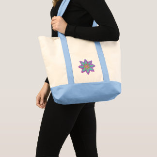 Eid al-Adha abstract colourful flower Tote Bag