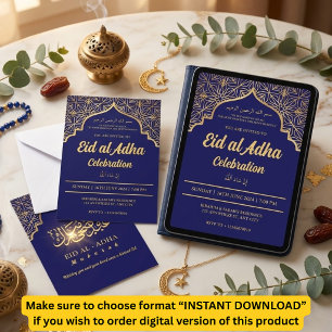 Eid Al Adha Celebration Eid Mubarak Eid Party Invitation