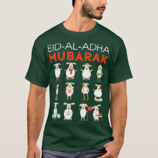 Eid Al Adha Eid Mubarak Happy Eid Day Muslim (1)  T-Shirt
