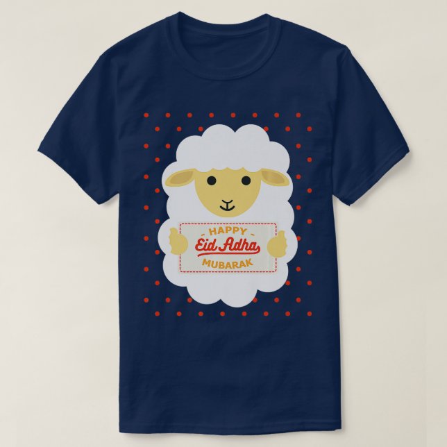 Eid Al Adha Eid Mubarak Happy Eid Day Muslim    50 T-Shirt (Design Front)