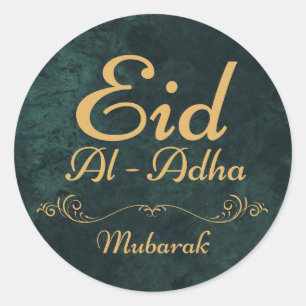 EID AL ADHA MUBARAK 2024 CLASSIC ROUND STICKER