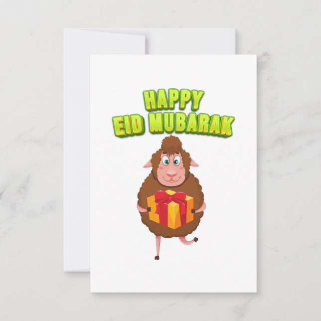 Eid Al Adha Mubarak Card (Front)