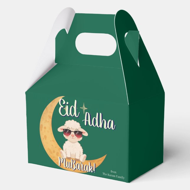 Eid Al Adha Party Treat   Favor Box (Back)