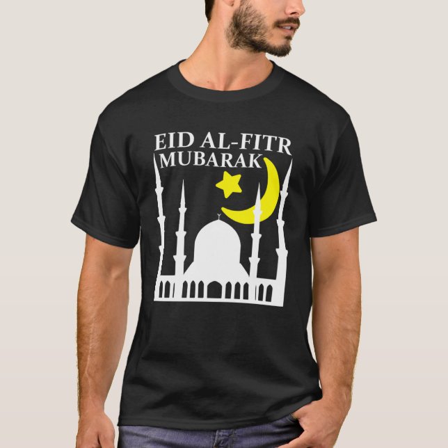 Eid Al Fitr Mubarak 2023 Happy Eid For Muslim Eid  T-Shirt (Front)