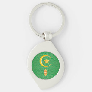 Eid al Fitr Mubarak Ramadan Kareem Moon Star Keychain