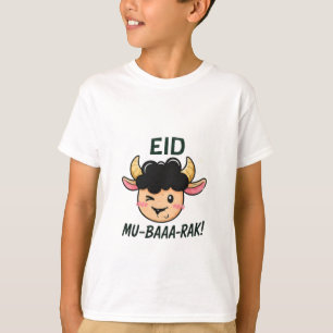 Eid Goat Cartoon Print T-Shirt