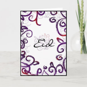 Eid greeting - Eid mubarak greeting card