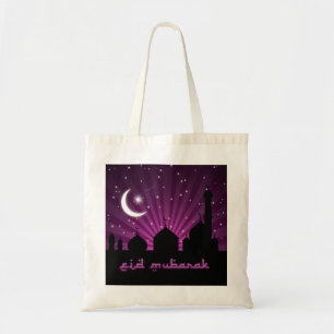 Eid Mosque Purple Night - Budget Tote Bag