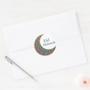 Eid Mubarak – A Celebration of Joy And Blessings! Classic Round Sticker
