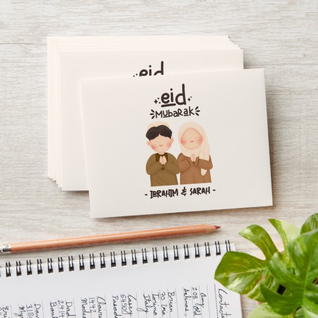 Eid Mubarak Cash Money Gift Muslim Kids Happy Eid Envelope (Stacked)