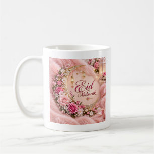 Eid Mubarak Coffee Mug Floral Islamic Gift Mug