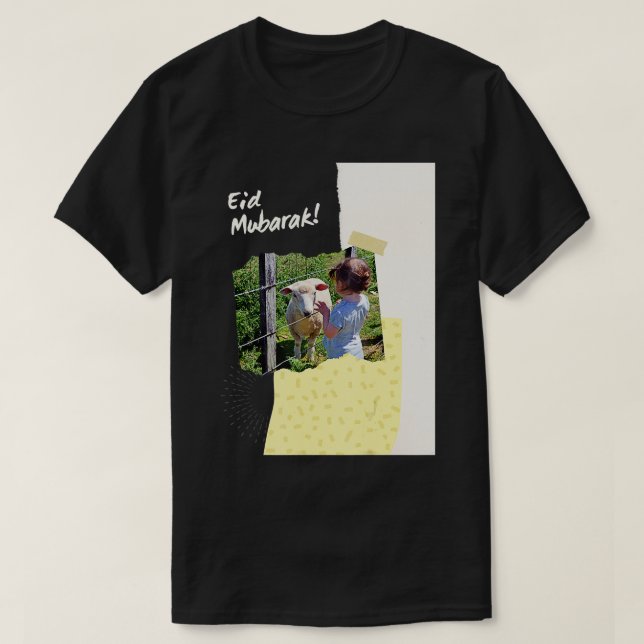 Eid Mubarak Eid Al Adha  T-Shirt (Design Front)