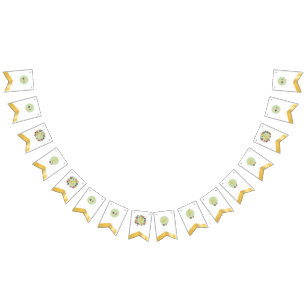 EID MUBARAK FLORAL BUNTING FLAGS