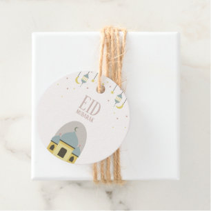Eid mubarak for eid fitr gift tag