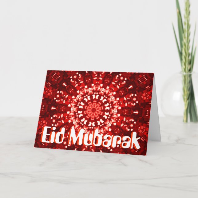 Eid mubarak greeting card (Front)