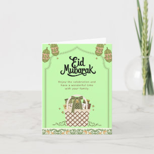 Eid Mubarak Greeting Card For Friend and Family
