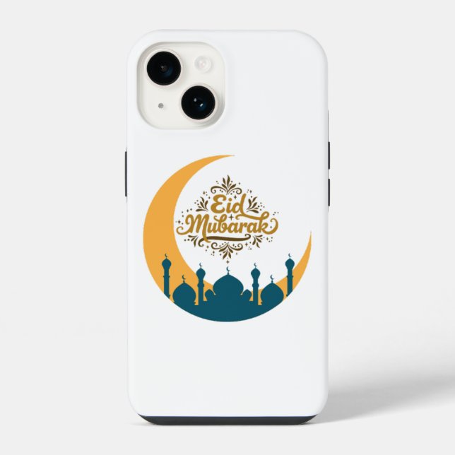 Eid Mubarak iPhone Case (Back)