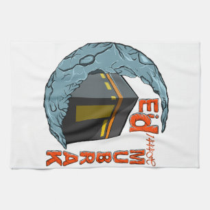 Eid mubarak kitchen towel