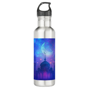 Eid Mubarak Magic Arabian Nights Crescent Colours 710 Ml Water Bottle