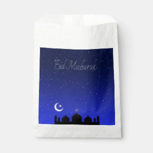 Eid Mubarak Night Stars Mosque Favour Bag