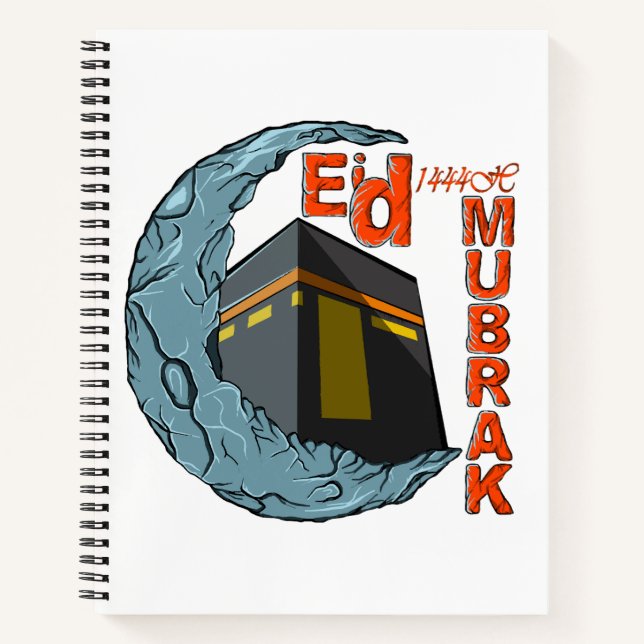 Eid mubarak notebook (Front)